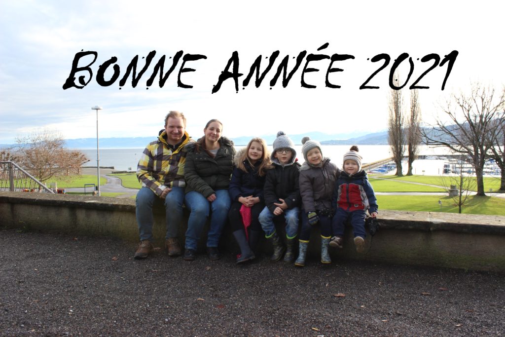 Bonne année 2021 de la part de toute la famille Maeder